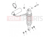 Triumph 2009 SPEED TRIPLE 210445 > 461331 Rear Suspension Unit