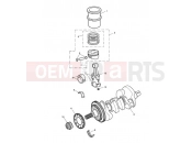 Triumph 2009 SPEED TRIPLE 210445 > 461331 Crankshaft, Connecting Rods...