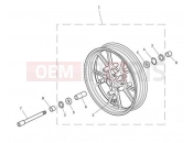 Triumph 2015 SPEED TRIPLE 461332 > 735437 Front Wheel