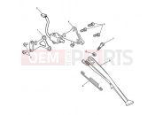 Triumph 2011 SPEED TRIPLE 461332 > 735437 Sidestand