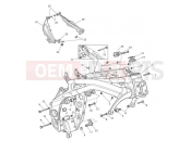 Triumph 2011 SPEED TRIPLE 461332 > 735437 Main Frame & Fittings
