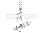 Triumph 2013 SPEED TRIPLE 461332 > 735437 Crankshaft, Connecting Rods...