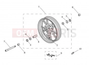 Triumph 2014 SPEED TRIPLE R > 735336 Front Wheel 602553