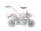 Triumph 2014 SPEED TRIPLE R > 735336 Decals 657552
