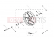 Triumph 2015 SPEED TRIPLE R > 735336 Front Wheel 602552