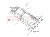 Triumph 2015 SPEED TRIPLE R > 735336 Rear Sub-Frame & Fittings