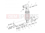 TRIUMPH Speed Triple S Rear Suspension Unit & Linkage