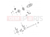Triumph 2018 SPEED TRIPLE RS - 867601 > Gear Selector Drum