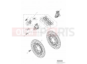 Triumph 2005 SPEED FOUR Front Brake Caliper & Discs