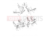 Triumph 2018 TIGER EXPLORER XC 740277 > Footrests & Mountings
