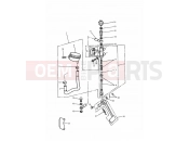 Triumph 1995 SPRINT CARBS Rear Brake Master Cylinder