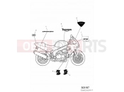 TRIUMPH SPRINT RS > 139276 Bodywork - Decals