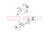 Triumph 2012 SPRINT GT Footrests & Mountings