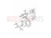 TRIUMPH ADVENTURER Rear Brake Disc and Caliper