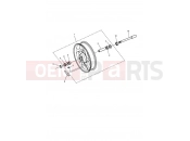 Triumph 2012 ROCKET III, CLASSIC & ROADSTER Front Wheel - Classic