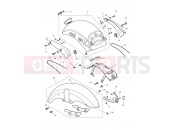 Triumph 2012 ROCKET III, CLASSIC & ROADSTER Mudguards