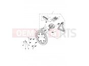 Triumph 2012 ROCKET III TOURING Rear Brake Caliper & Disc