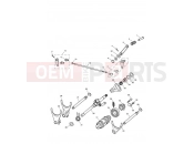 Triumph 2014 THUNDERBIRD STORM Gear Selectors & Pedal