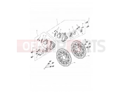 Triumph 2014 THUNDERBIRD STORM Front Brake Caliper & Discs