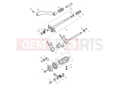 Triumph 2010 BONNEVILLE T100 EFI Gear Selector & Pedal