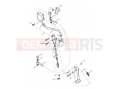 Triumph 2010 BONNEVILLE T100 EFI Rear Brake Master Cylinder, Rese