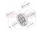 Triumph 2007 BONNEVILLE EFI > 380776 Front Wheel