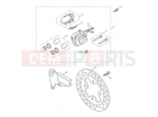 TRIUMPH BONNEVILLE from VIN 380777/ SE Rear Brake Caliper & Disc