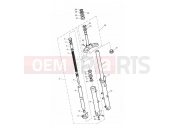 TRIUMPH BONNEVILLE from VIN 380777/ SE Front Forks & Lower Yoke