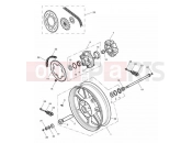 TRIUMPH BONNEVILLE from VIN 380777/ SE Rear Wheel & Final Drive