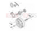 TRIUMPH BONNEVILLE from VIN 380777/ SE Rear Wheel & Final Drive - Newch