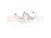 TRIUMPH BONNEVILLE T100 Exhaust Header, Pair, Black