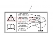 TRIUMPH BONNEVILLE T100 Warning Labels