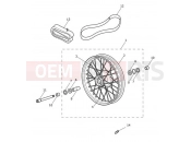 Triumph 2020 BONNEVILLE T100 Front Wheel