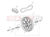Triumph 2020 BONNEVILLE T100 BLACK Front Wheel