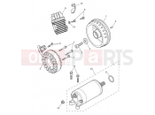 Triumph 2020 BONNEVILLE T100 BLACK Alternator & Starter Motor