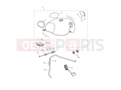 Triumph 2020 BONNEVILLE T100 BLACK Fuel Tank