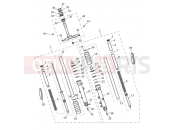 Triumph 2018 BONNEVILLE T120 Front Forks & Lower Yoke