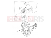 Triumph 2019 BONNEVILLE T120 Front Brake Caliper & Disc