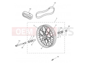 TRIUMPH BONNEVILLE T120 BLACK Front Wheel