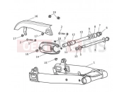 TRIUMPH BONNEVILLE T120 BLACK Swingarm Assembly