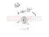TRIUMPH Tiger 800 674842 > TIGER XRT Rear Wheel & Final Drive
