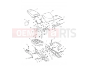 Triumph 2019 TIGER 800 XCX 855532 > Rear Bodywork & Seat