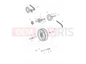 Triumph 2018 TIGER 800 XRX 855532 > Rear Wheel & Final Drive