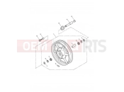 Triumph 2004 SPEEDMASTER CARBS Front Wheel