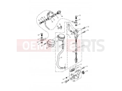 Triumph 2008 SPEEDMASTER EFI Rear B. Master Cylinder 469050