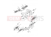 TRIUMPH SPEEDMASTER EFI Footrests & Mountings 469050