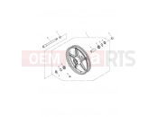 Triumph 2012 SPEEDMASTER EFI Front Wheel 469051