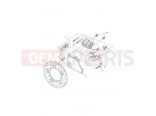 Triumph 2012 SPEEDMASTER EFI Rear Brake Caliper & Disc