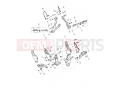 Triumph 2018 TIGER 1200 XCA Footrests & Mountings