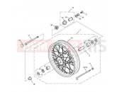 Triumph 2012 SCRAMBLER EFI Front Wheel
